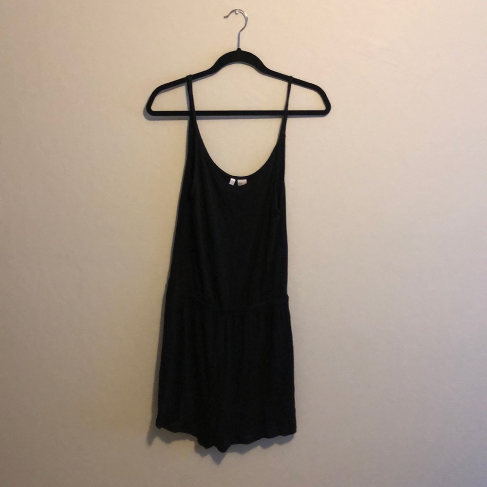 Basic black romper